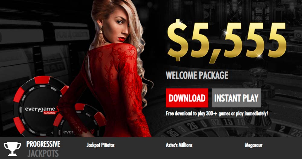 Everygame Casino review, Everygame Casino Welcome Package, online gambling bonus