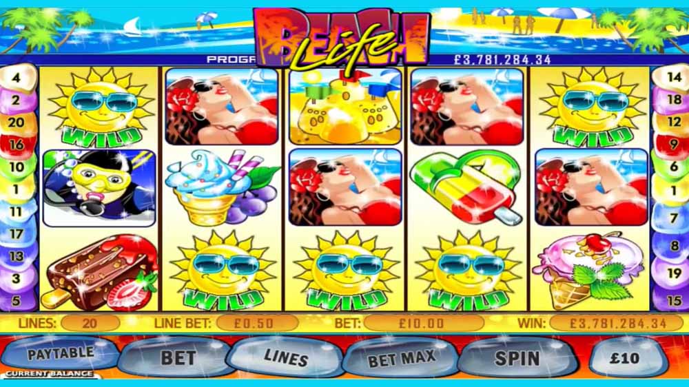 Beach Life jackpot analysis log