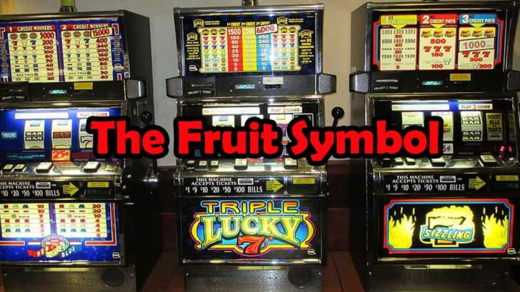 Slot Machine Fruit Symbols