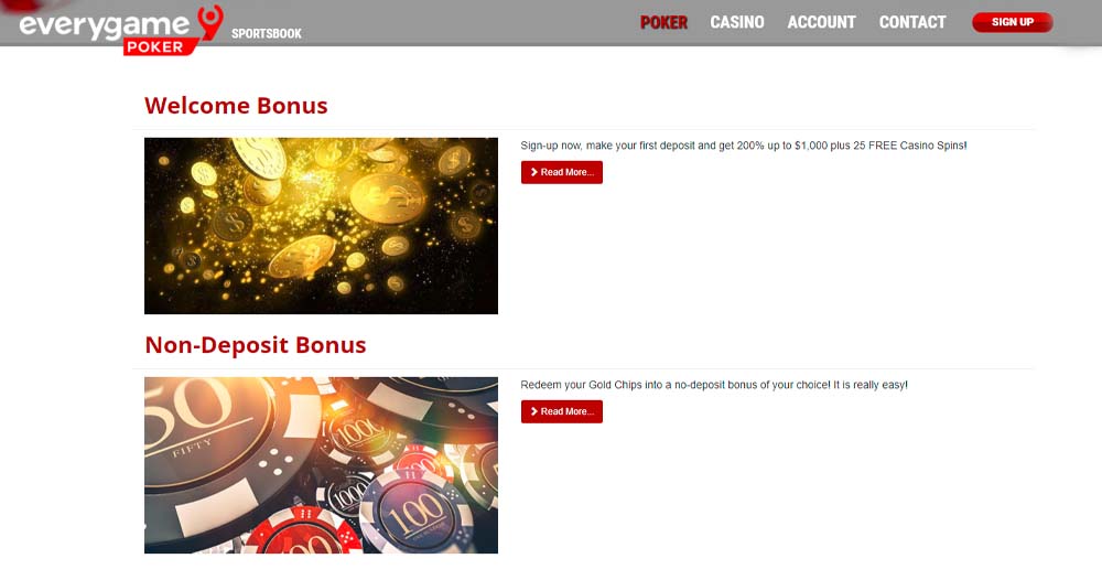 Online poker bonuses, poker promo, Everygame Poker bonuses, Everygame Poker promotions
