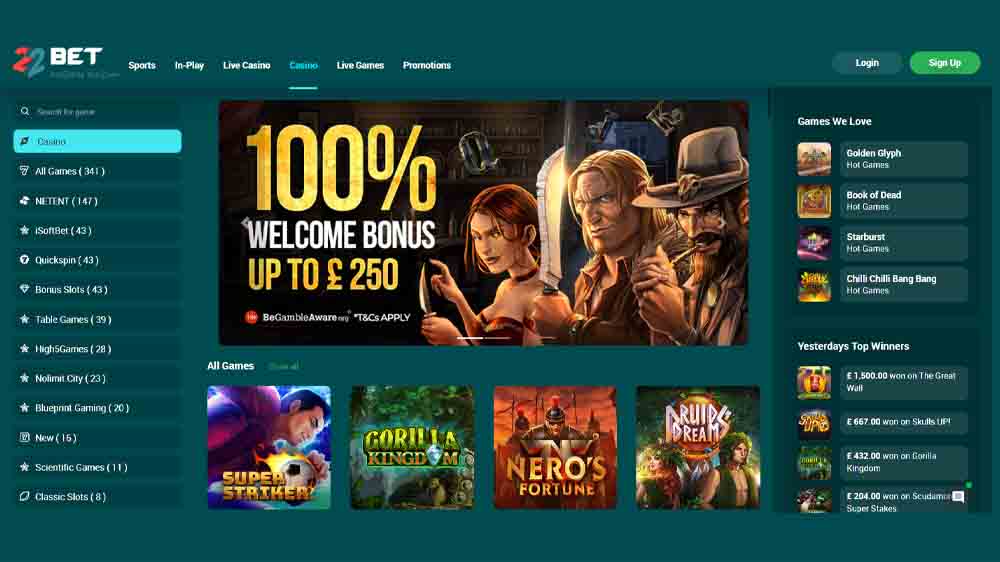 22Bet Casino review