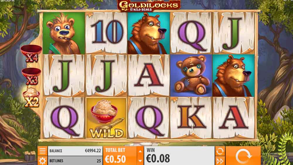 Goldilocks and the Wild Bears jackpot analysis