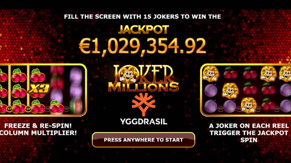 Joker Millions jackpot analysis