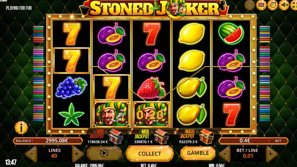 Stoned Joker jackpot analysis