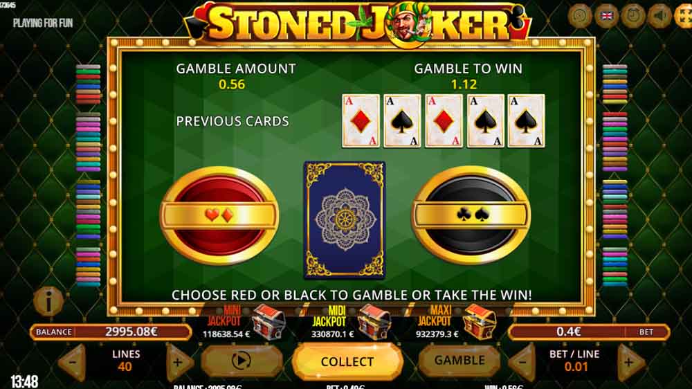 Stoned Joker jackpot analysis