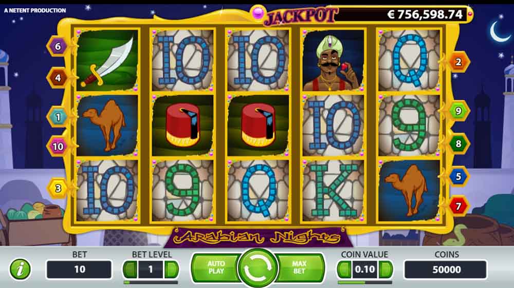 arabian nights jackpot analysis