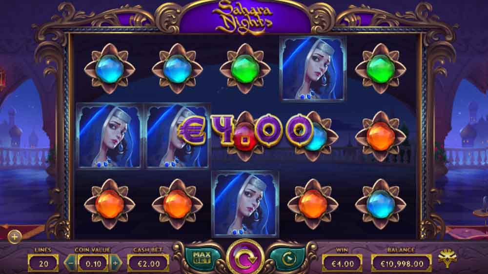 Sahara Nights jackpot analysis