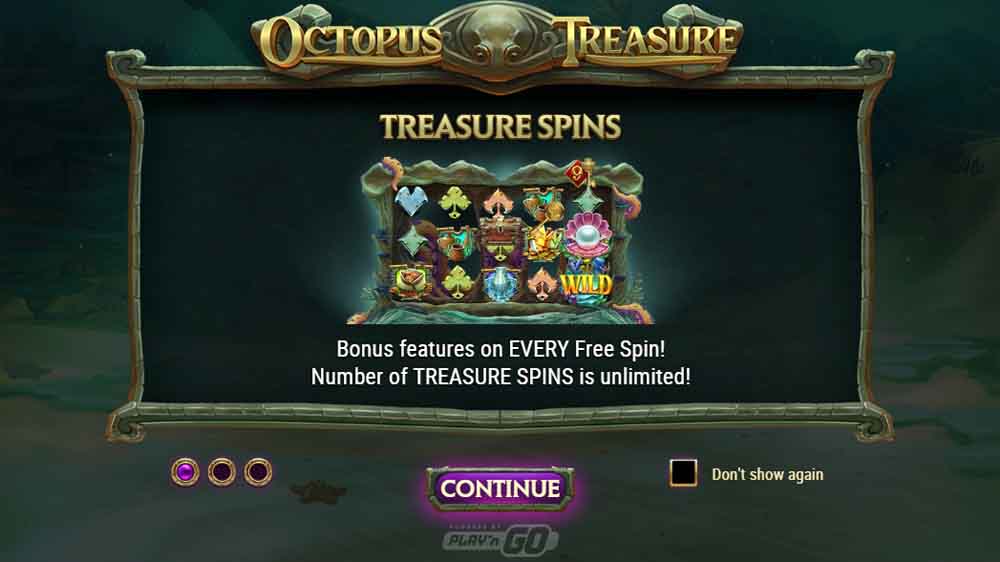 Octopus Treasure jackpot analysis