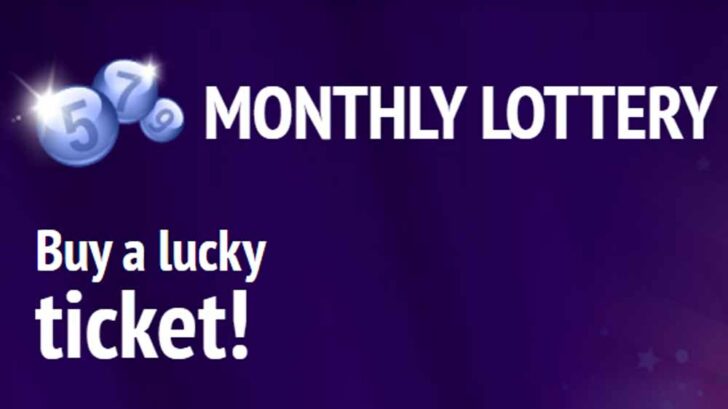 1xBet Monthly Lottery
