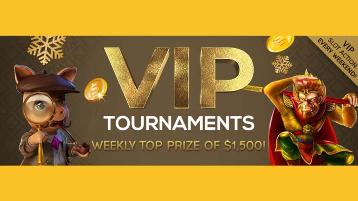 December VIP Tournaments at Vegas Crest Casino
