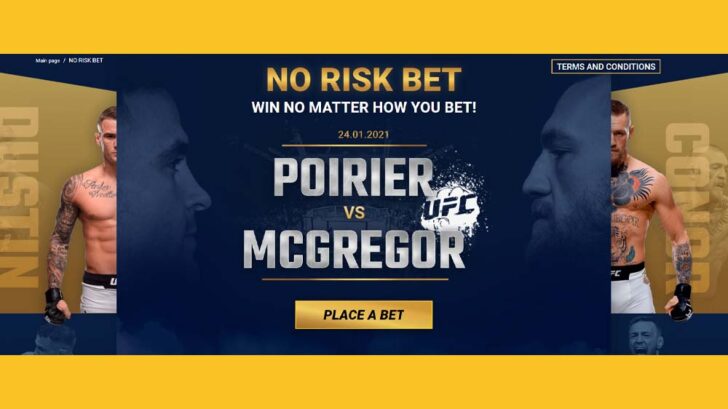 Risk-free Poirier vs McGregor betting