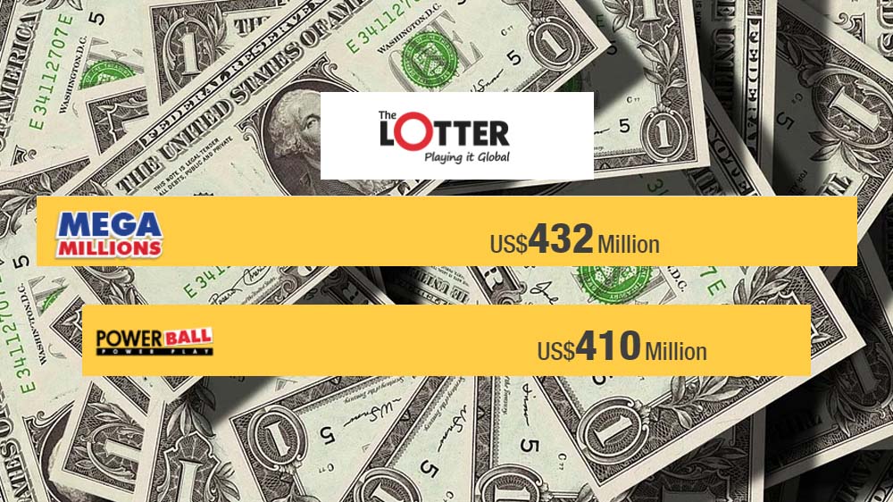 Biggest Lotto Jackpots Now US Powerball and Mega Millions Over 840