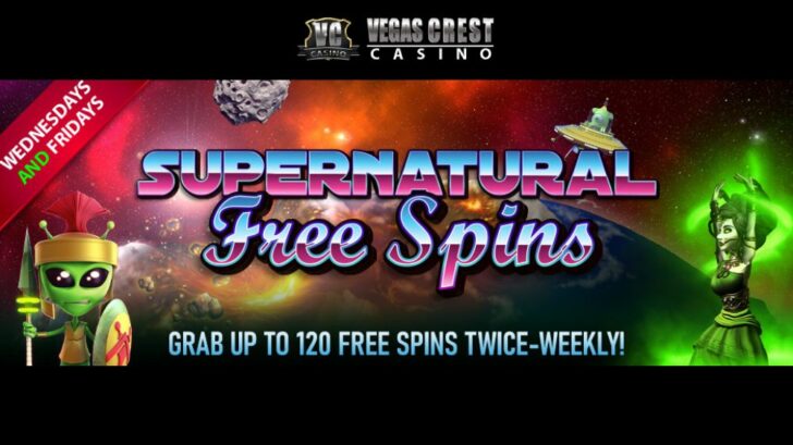 Win free spins twice a week