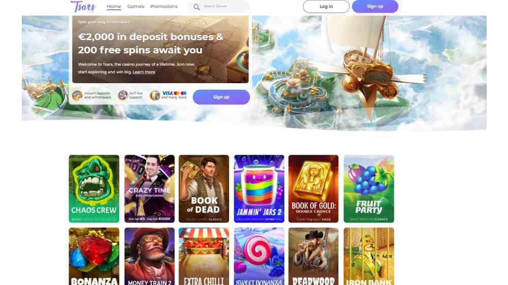 Tsars Casino Review