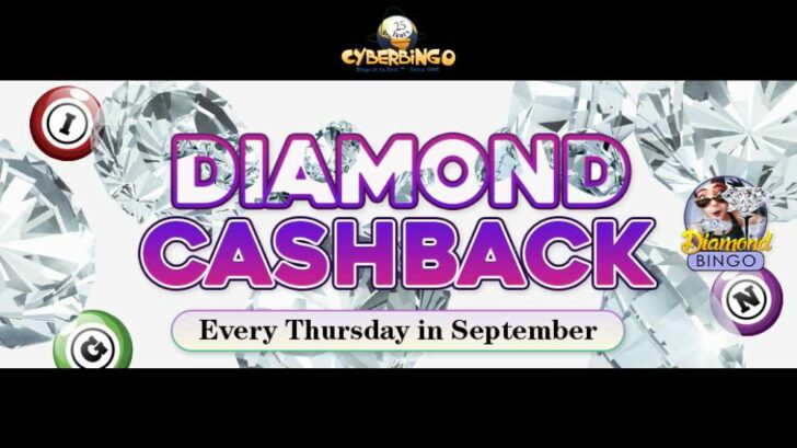 CyberBingo Diamond Cashback promo