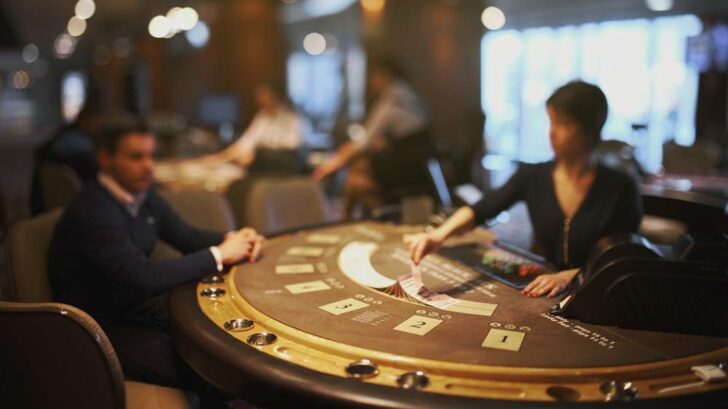 professional casino dealer