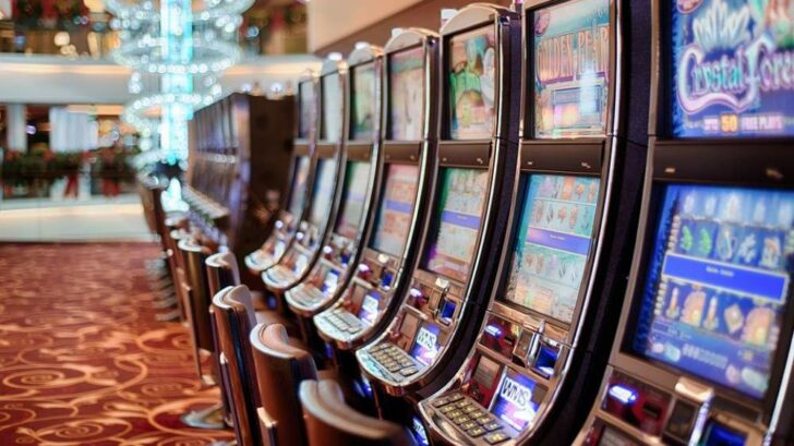 walk away from a slot machine