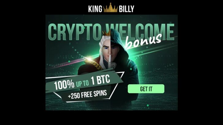 Get crypto bonus at King Billy Casino