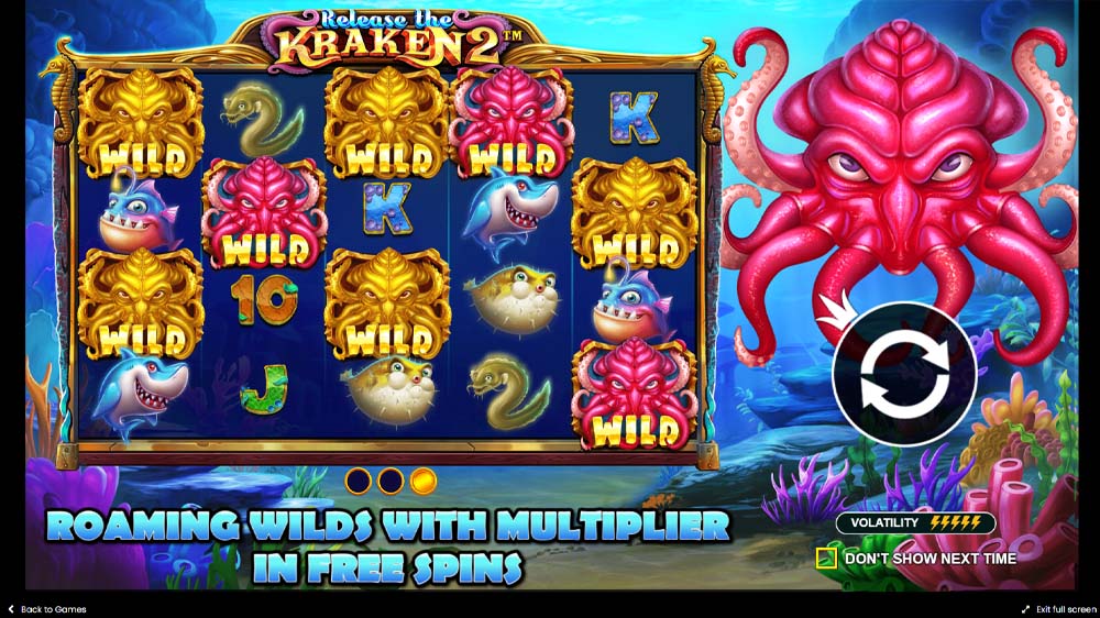 release the kraken jackpot