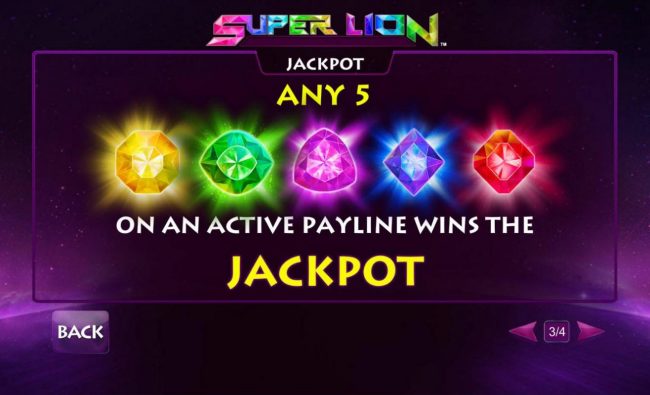 Super Lion jackpot