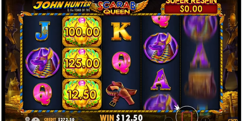 John Hunter and the Tomb of the Scarab Queen Jackpot Analysis